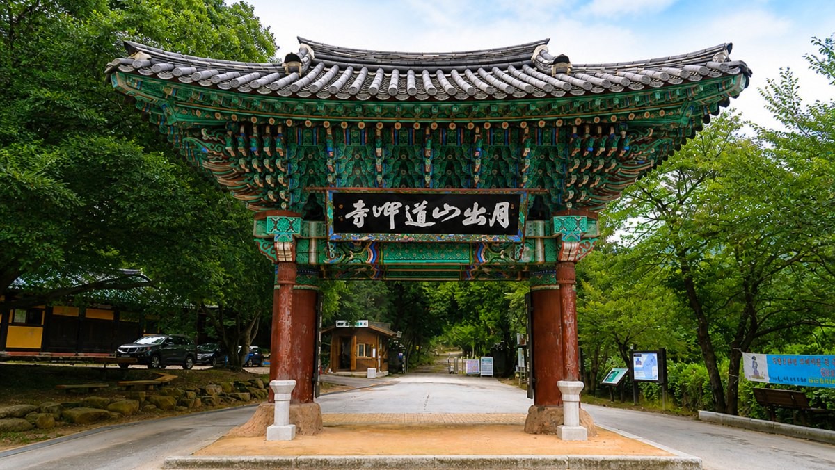 도갑사 해탈문. 기사 내용 토대로 AI툴 활용해 제작한 자료사진.