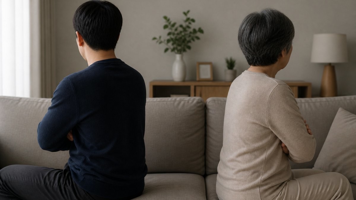 부모와 자식의 모습 / 기사 내용을 바탕으로 제작한 AI 이미지