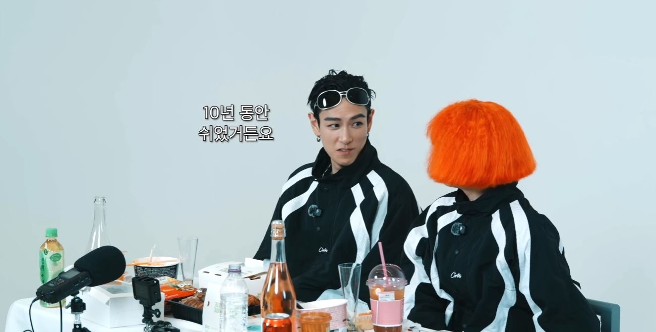 T.O.P and Nana on the ASMR video one time YouTubers  / T.O.P YouTube
