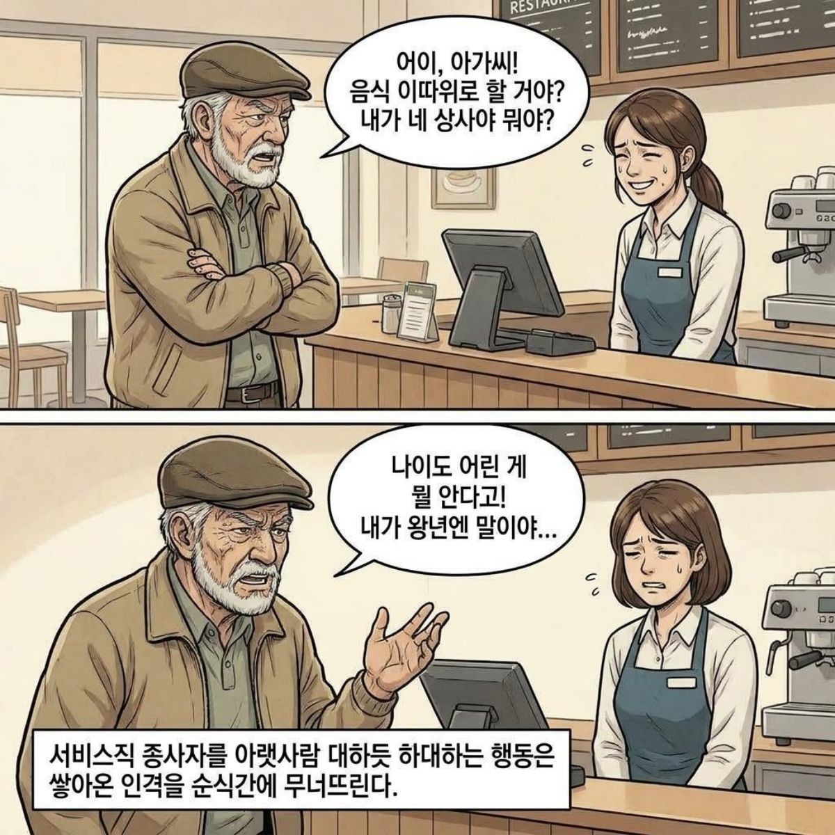 [만화] 기사 내용을 바탕으로 제작한 한 컷 만화 / 위키트리