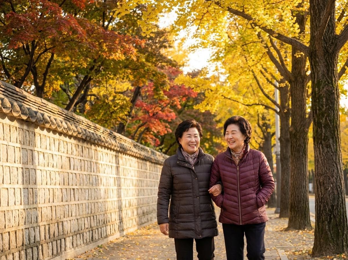 중년의 우정. 기사 내용 토대로 AI툴 활용해 제작한 자료사진.