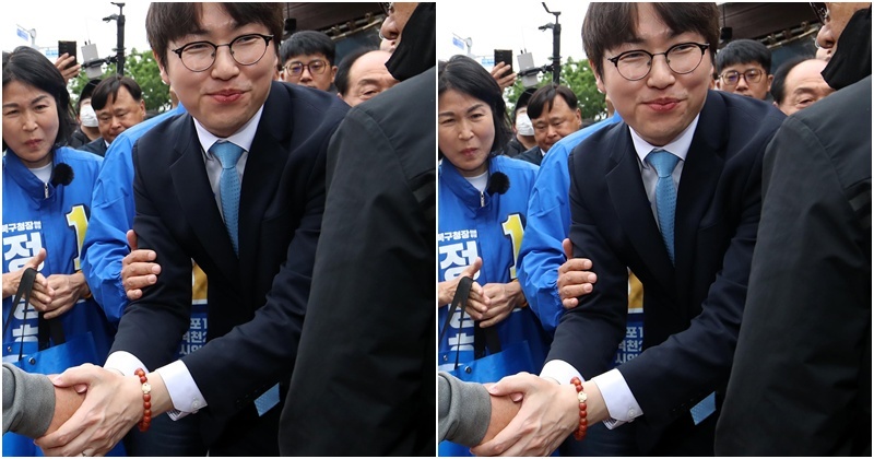 하정우, 악수했던 시장 상인 직접 만나 사과...당사자가 보인 '반응' 