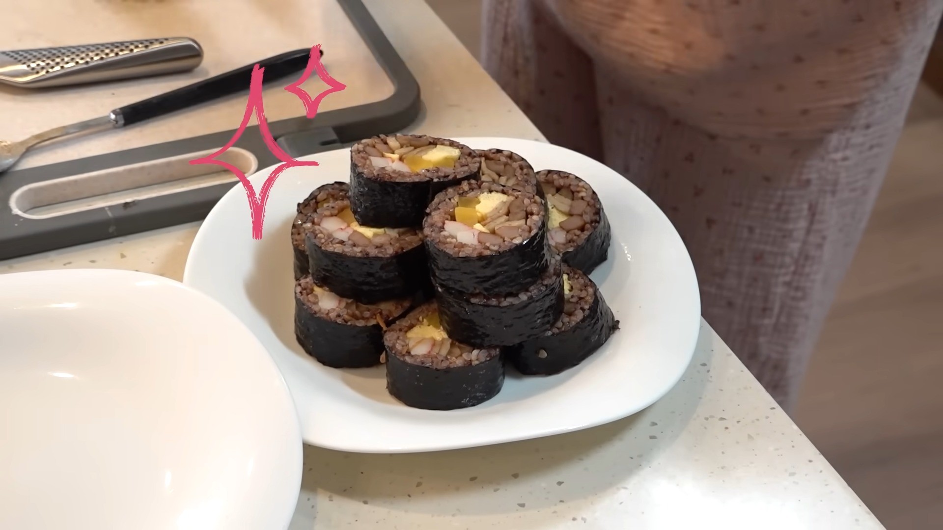 서인영 어묵김밥 자료사진. / 유튜브 '개과천선 서인영'
