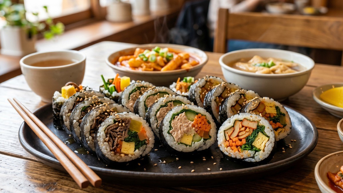 AI로 생성한 김밥 자료사진.