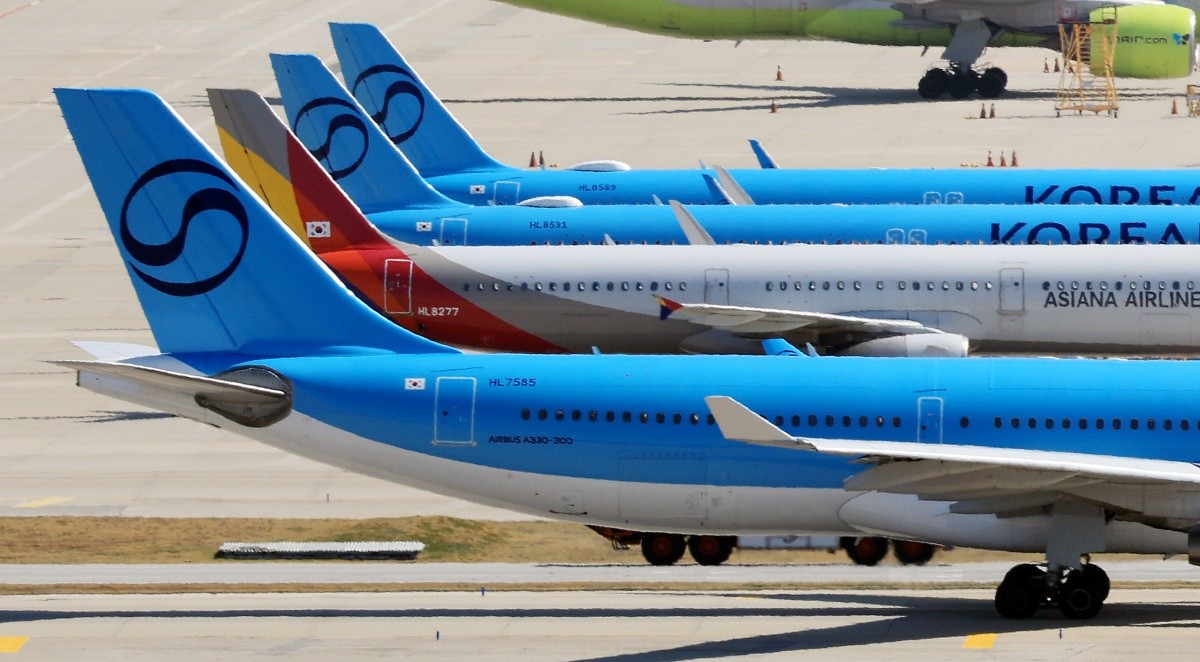 인천국제공항 계류장에서 항공기들이 대기하고 있다. 기사의 이해를 돕기 위한 사진 / 뉴스1