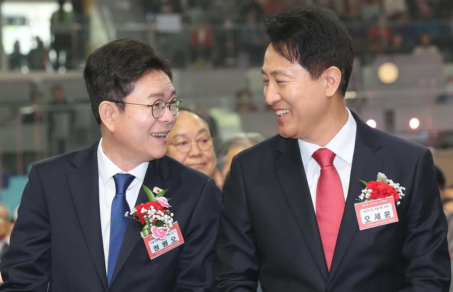 정원오-오세훈 격차, 16%p서 7%p로 크게 좁혀져