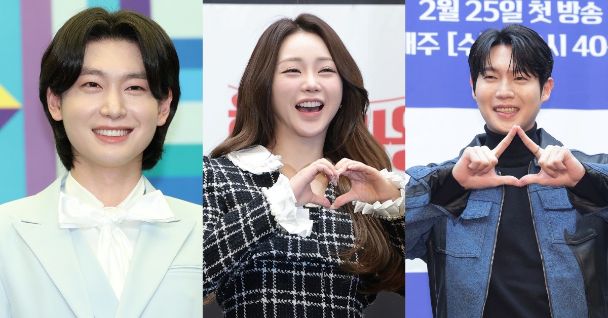 왼쪽부터 [스타1픽] K-트로트 가수 부문 3, 4, 5위 김용빈, 홍지윤, 손태진 / 뉴스1