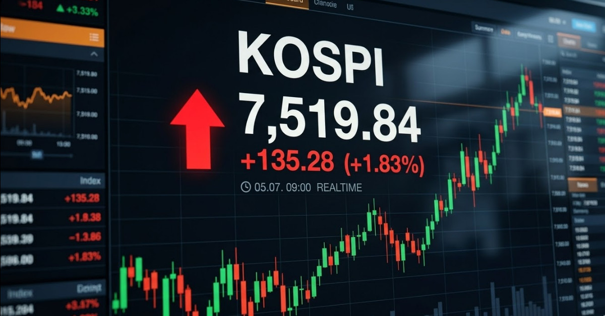 코스피 7500 돌파 광풍…지금 안 타면 영영 못 탄다는 공포가 시장 덮쳤다