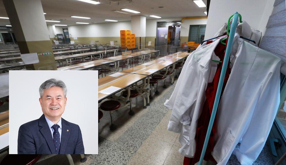 방학이면 월급 끊기는 급식실…안광식, 조리종사원 생계지원 공약 꺼냈다