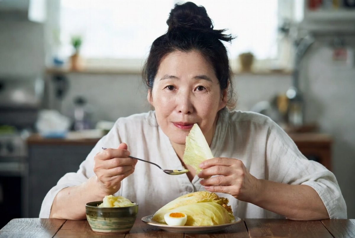 양배추와 삶은 달걀, 의사들이 찬양하는 조합의 정체. 기사 내용 토대로 AI툴 활용해 제작한 자료사진.