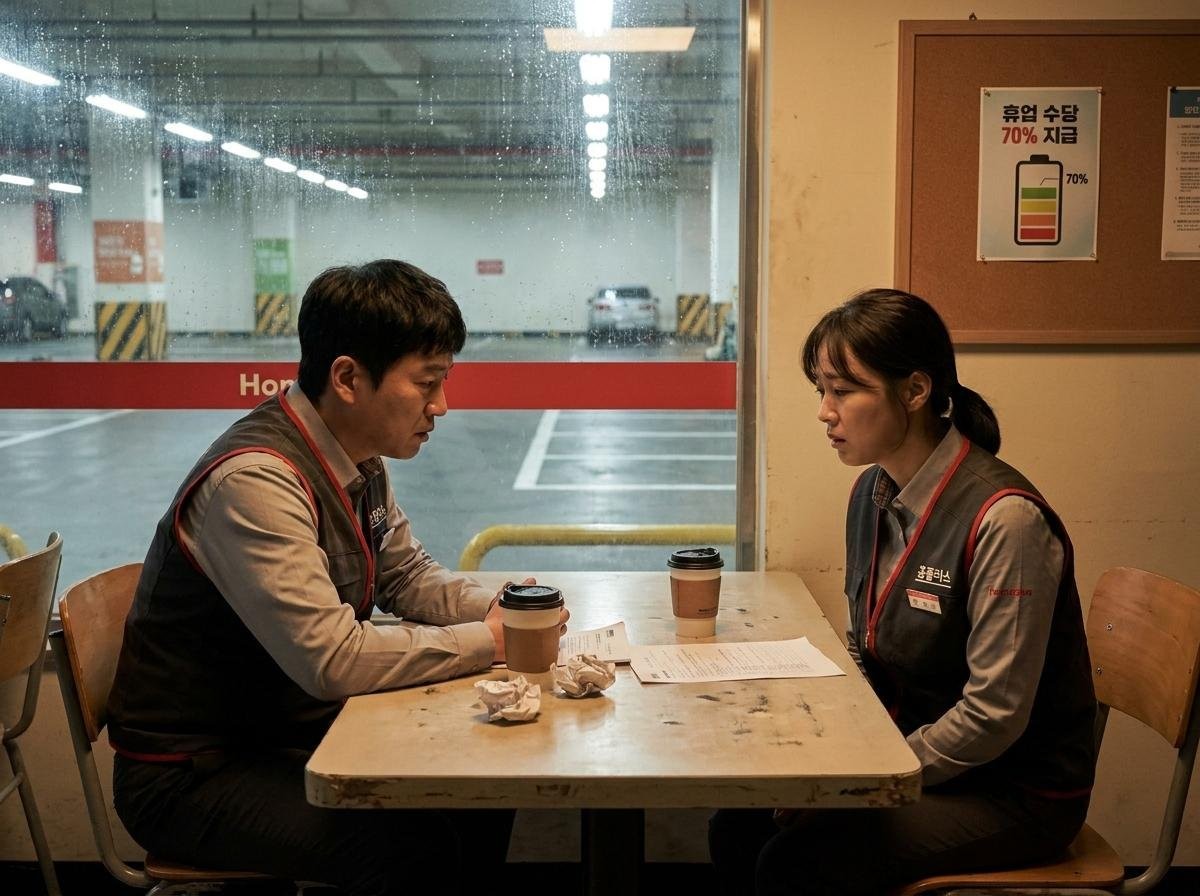 마트 유니폼을 입은 남녀 직원들. 기사 내용 토대로 AI툴 활용해 제작한 자료사진.
