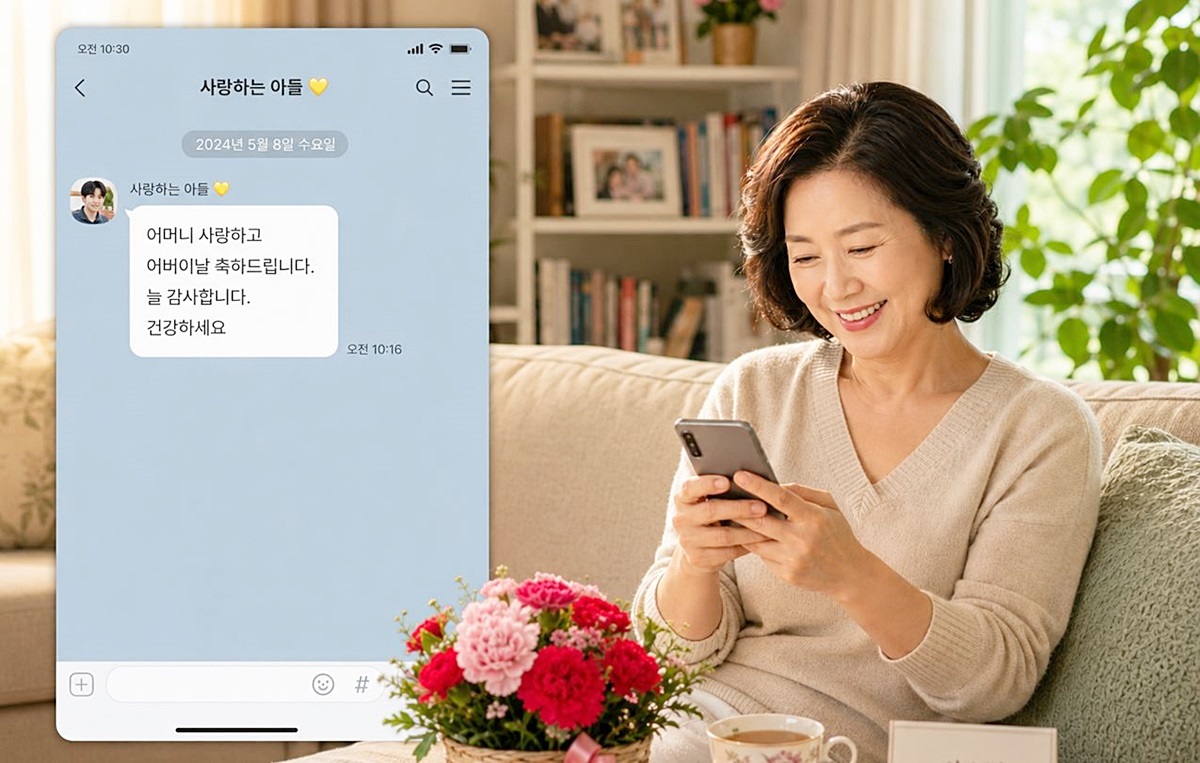 어버이날 '감사 문자' 보낸 자녀에게 해주면 좋은 말 8가지 
