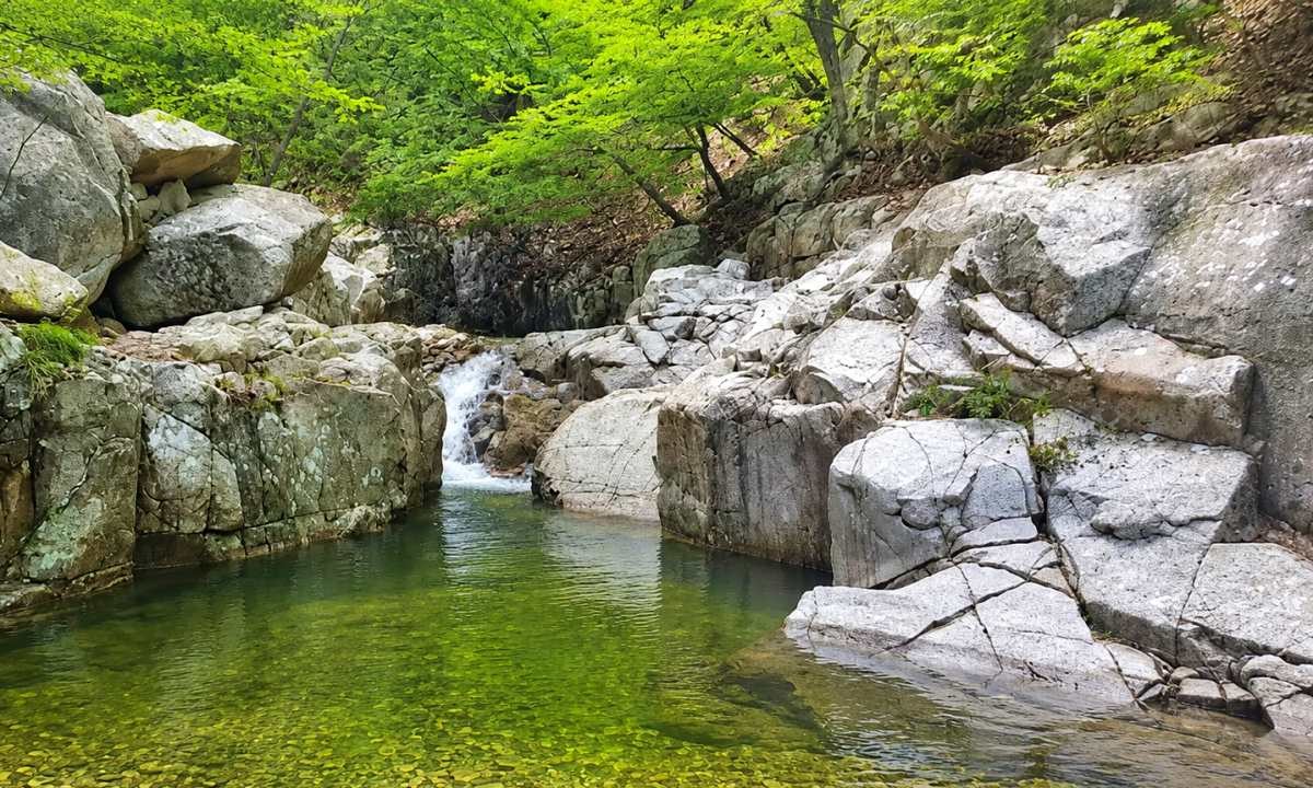 대운산 내원암 계곡. 기사 이해를 돕기 위해 AI로 제작한 자료 이미지로, 실제 모습과 다소 차이가 있을 수 있습니다.