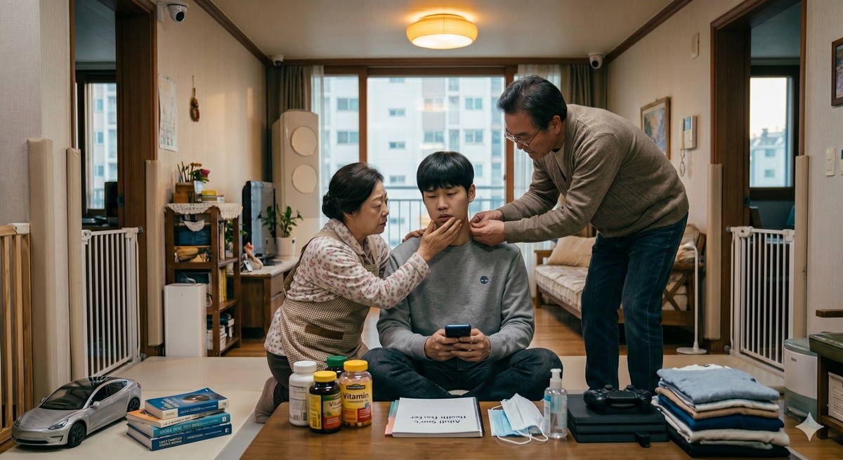 자녀를 과잉보호하는 부모 이미지 / AI 생성 이미지