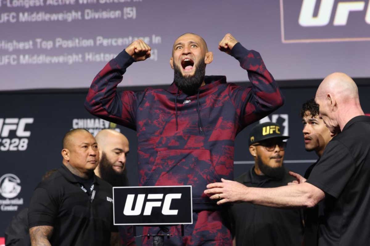 UFC 328 계체결과. 치마예프. / UFC 제공