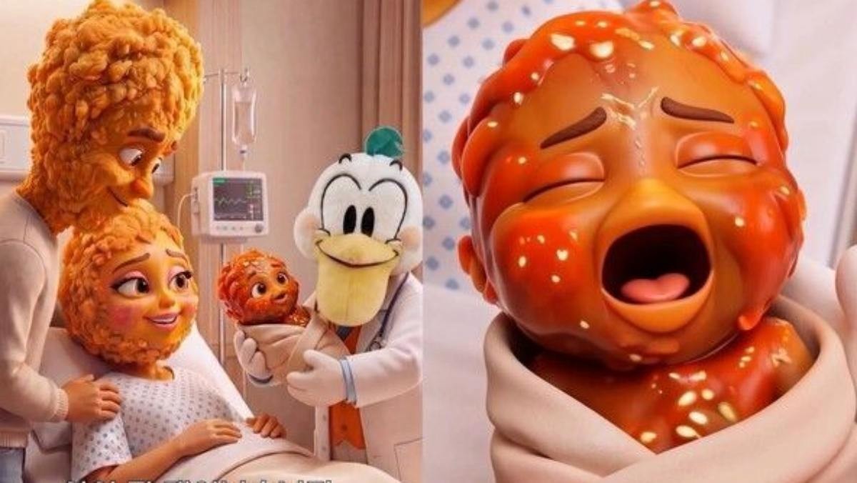 페리카나 AI 광고 영상 / 페리카나 치킨 SNS 영상 캡처