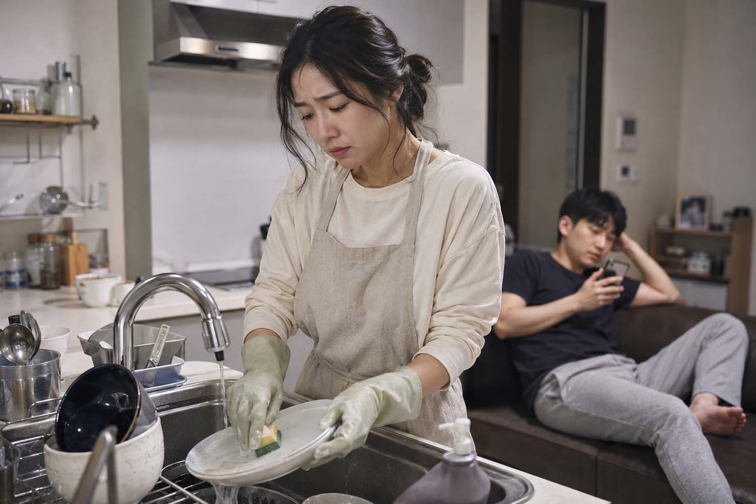 “맞벌이인데 집안일 안 하는 남편... 죽고 싶습니다”