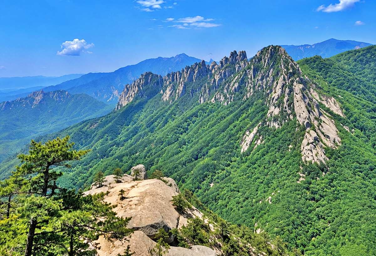 설악산 울산바위. 기사 이해를 돕기 위해 AI로 제작한 자료 이미지로, 실제 모습과 다소 차이가 있을 수 있습니다.