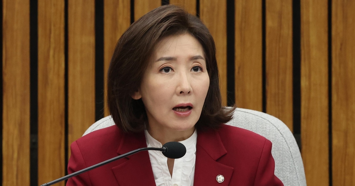 HMM 나무호 피격 사건과 관련해 나경원이 남긴 글
