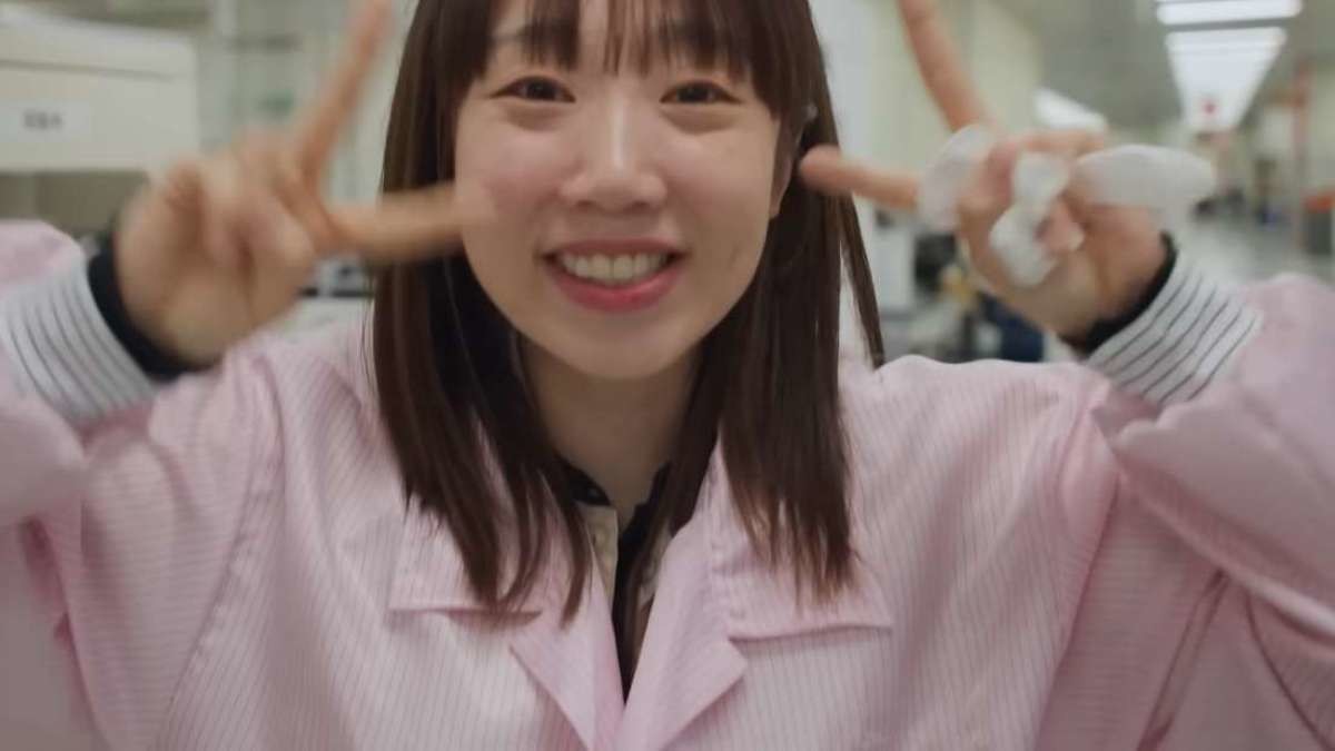 매우 밝은 표정의 SK 하이닉스 직원. / KBS2 '다큐멘터리 3일'
