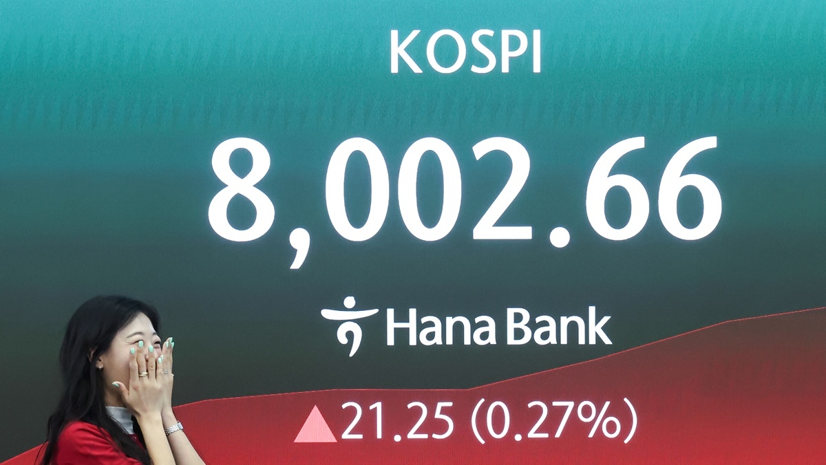 [속보] 코스피 8000→7600선 급락…매도 사이드카 발동