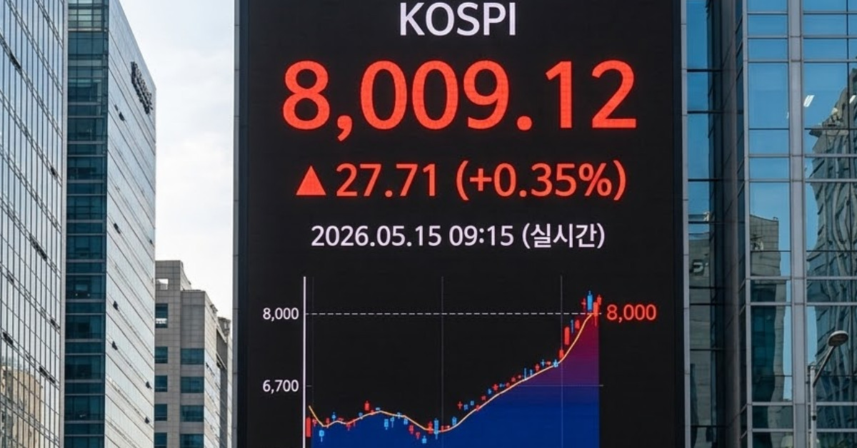 코스피 8000선 돌파 사상 최고가 경신…주역은 반도체인가