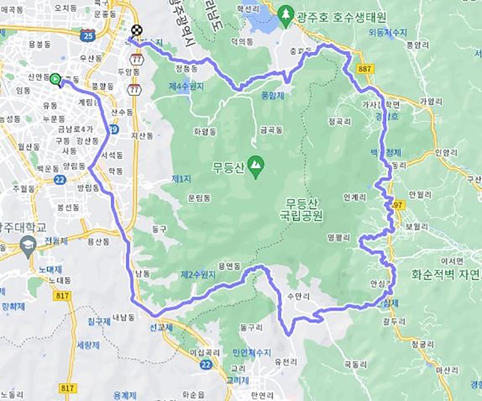 민주화의 숭고한 숨결, 무등산 자락 51.8km를 따라 걷다… ‘제5회 전국무등산무돌길완주대회’ 6월 개최