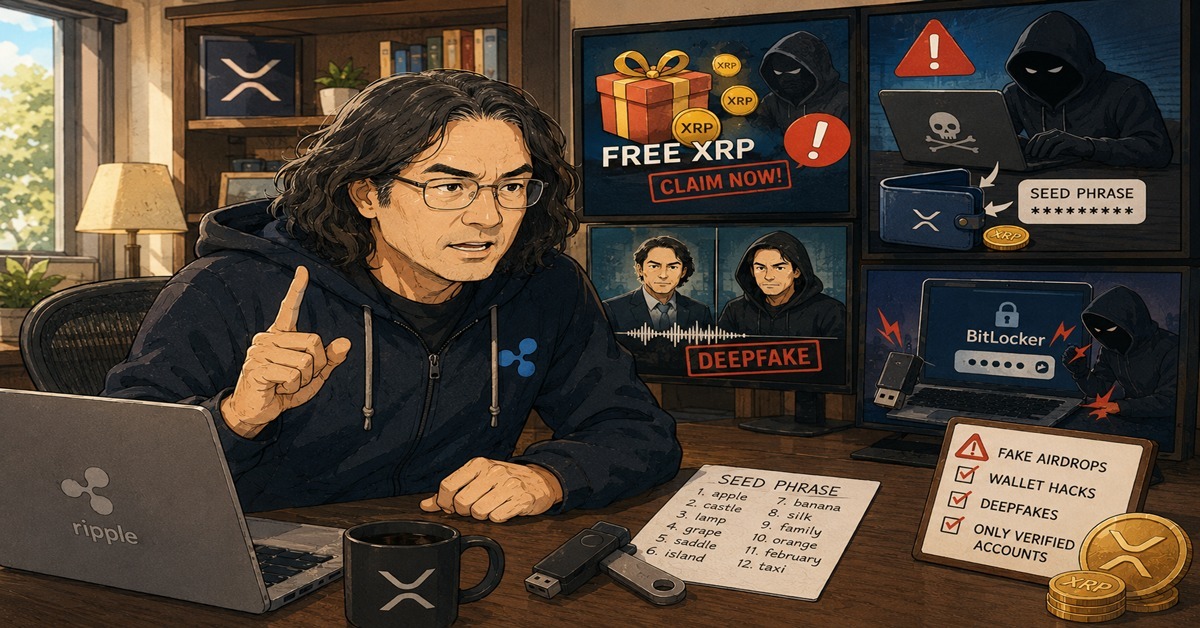 리플 CTO 데이비드 슈워츠가 암호화폐(코인) 투자자들에게 심각한 당부의 글을 남겼다