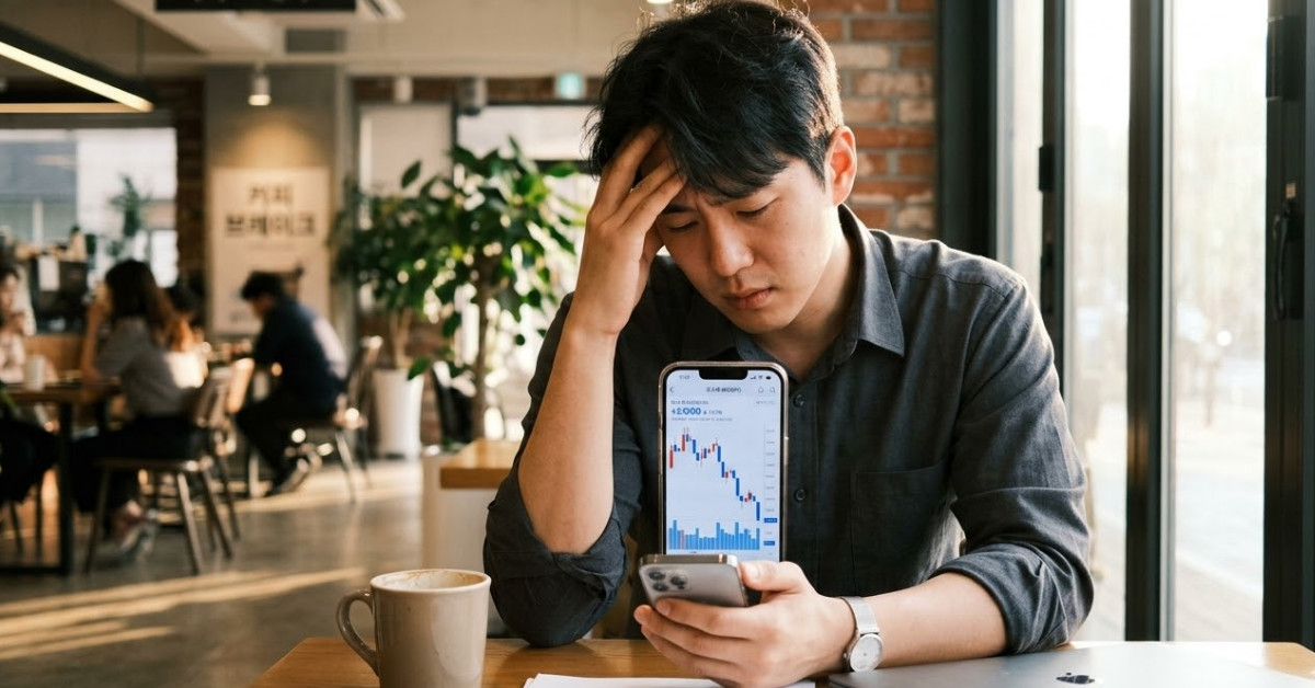 코스피 8000 돌파 뒤 6% 폭락 마감…외국인 5.5조 순매도