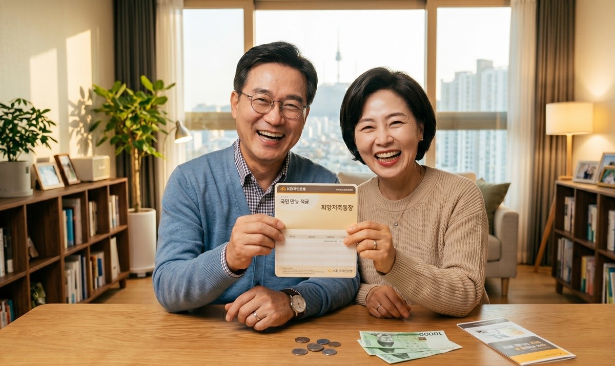 노후 대비 자산 관리에 나선 50대 한국인 부부 AI 이미지 / 위키트리