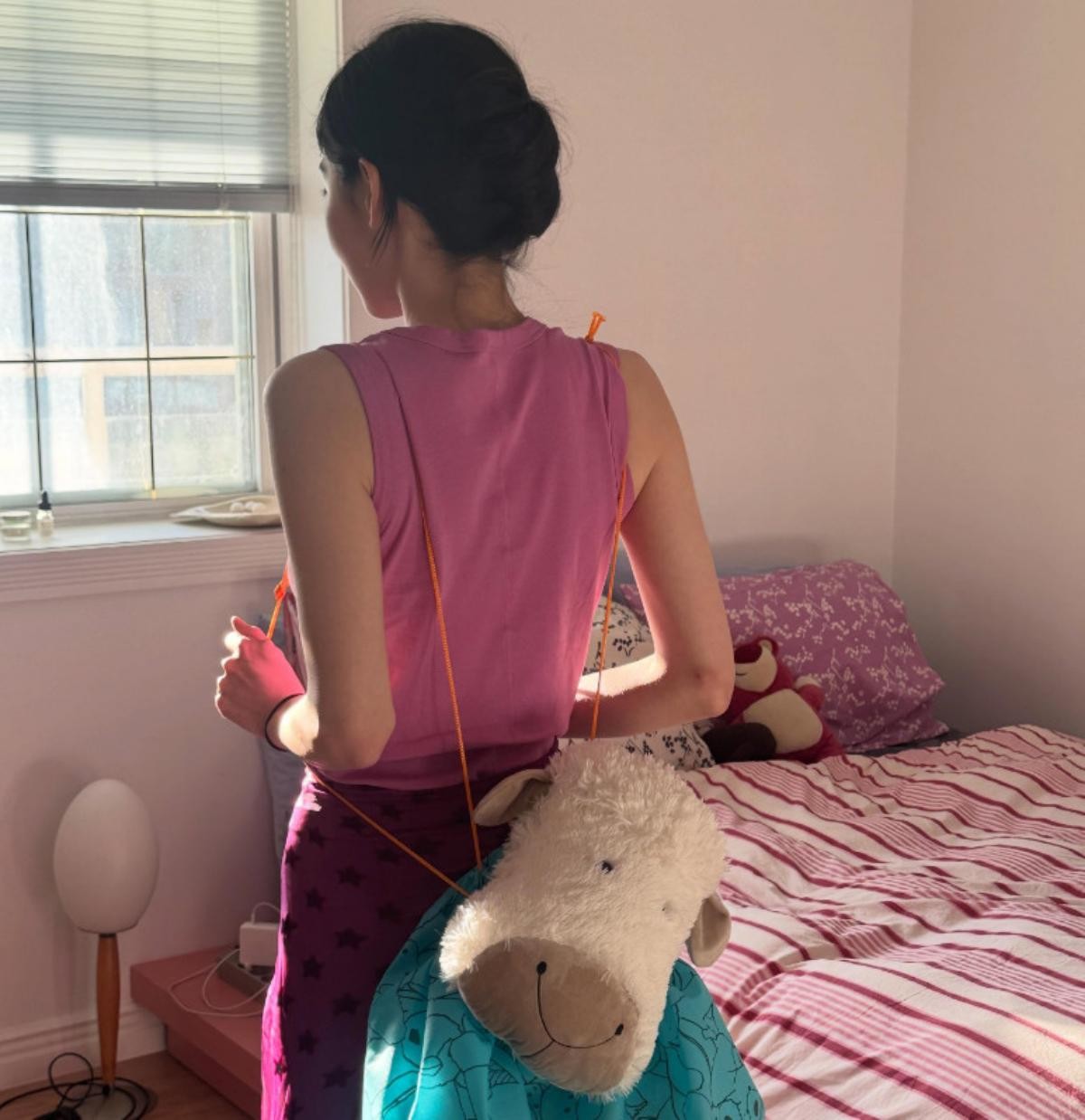 체중 감량한 최근 김민하 뒤태. / 김민하 인스타그램
