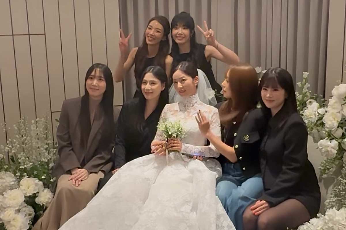 윤보미 결혼식 사진. / 한서윤 인스타그램 스토리