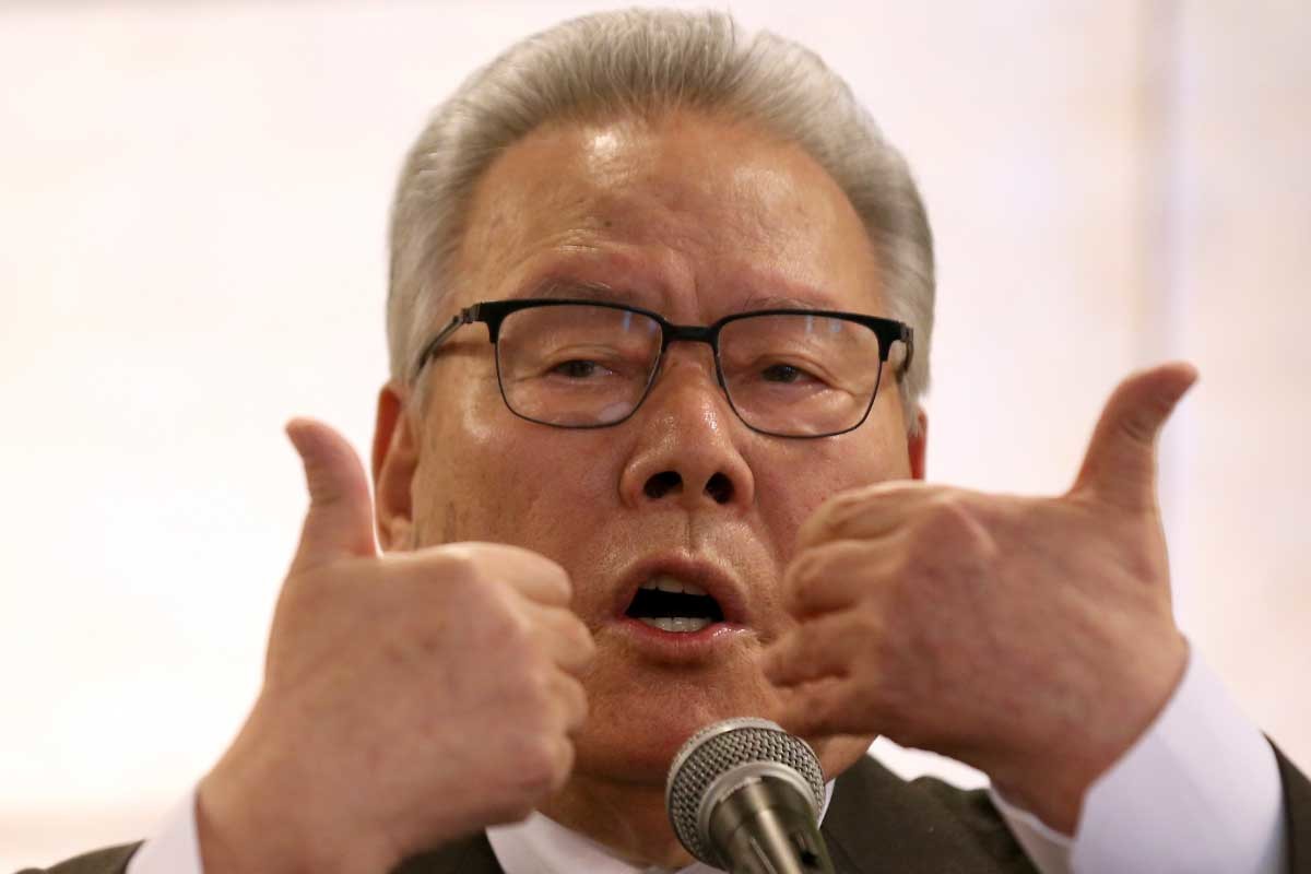 이어령 전 문화부장관이 지난 2014년 5월 9일 오전 서울 태평로 프레스센터 외신기자클럽에서 열린 한국언론문화포럼(회장 임철순) 창립 1주년 기념 세미나에서 '언론과 문화는 어떻게 만나야 하나'를 주제로 특강을 하고 있다. / 뉴스1
