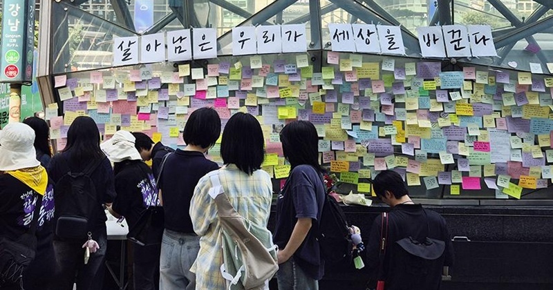 “여자라서 죽었다” 강남역 살인사건 10년째 되는 날, 벌어진 상황 