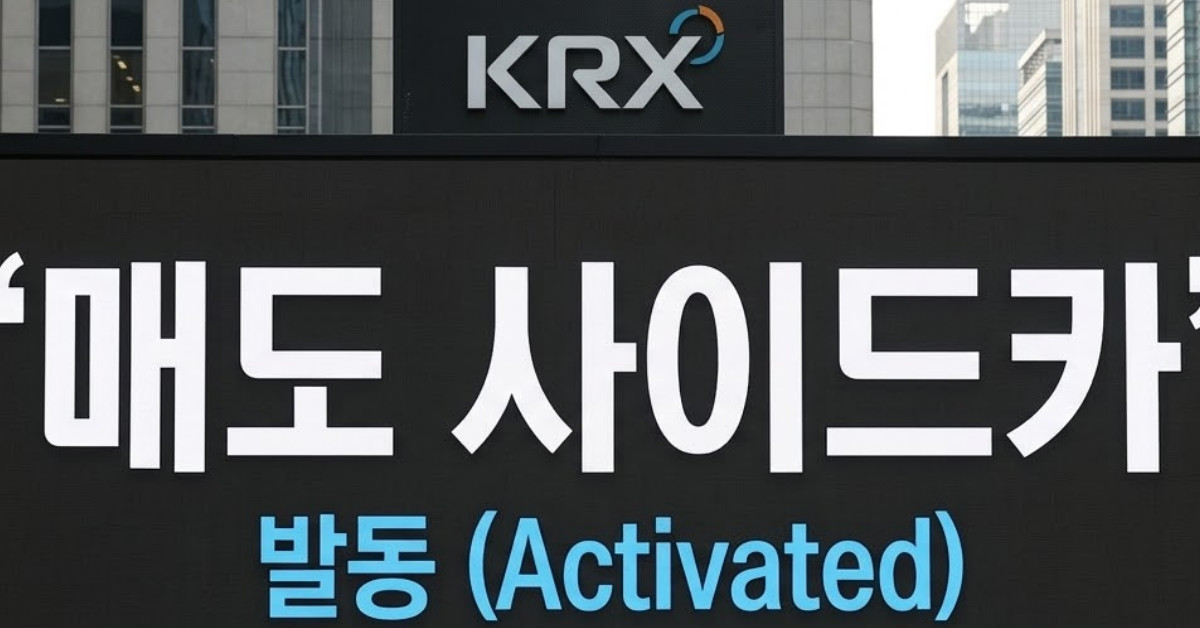 코스피 7241.70 추락…'매도 사이드카' 발동