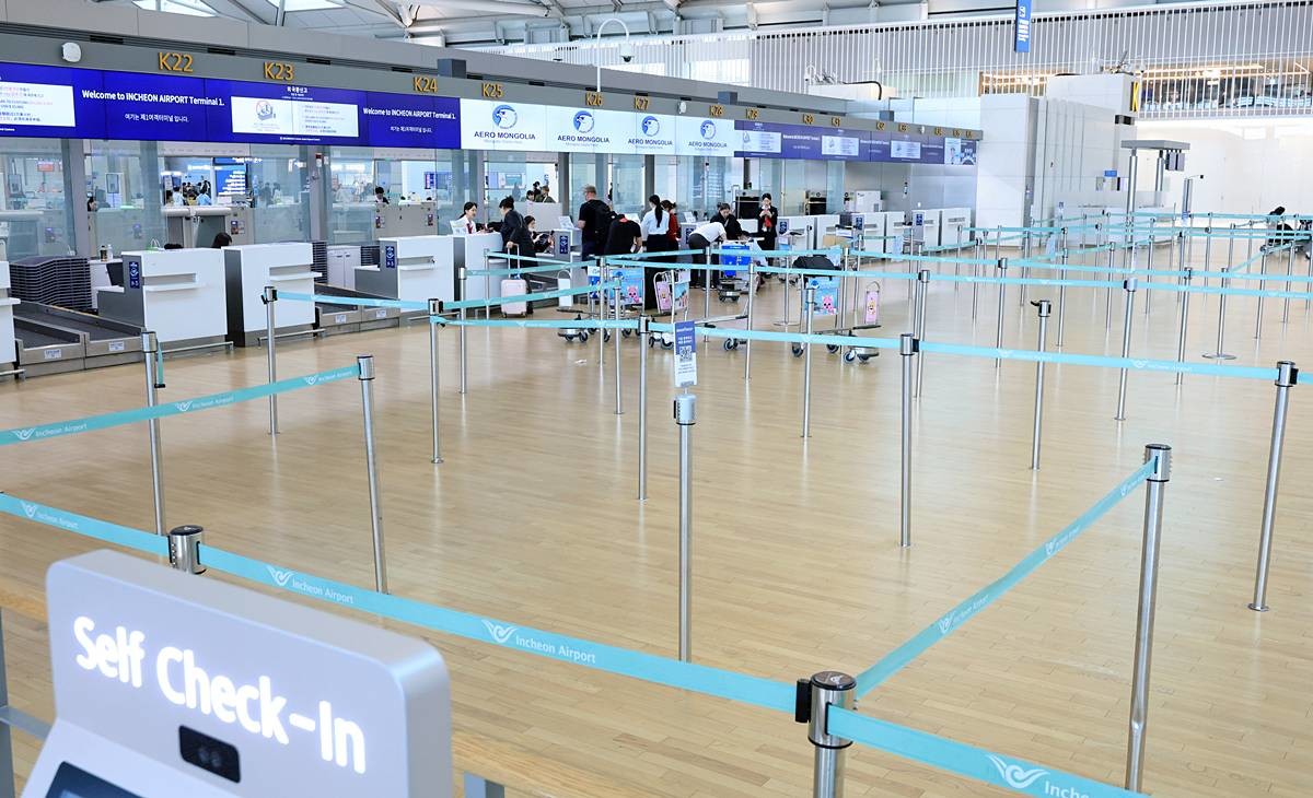 사진은 지난달 1일 인천국제공항 1터미널 출국장의 모습 / 뉴스1