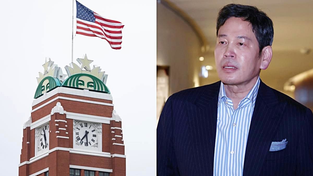 (왼쪽)스타벅스 미국 본사 자료사진. (오른쪽)정용진 신세계그룹 회장. / VDB Photos-shutterstock.com , 뉴스1