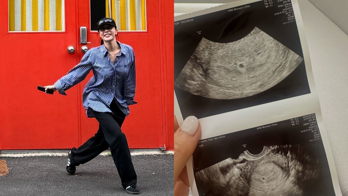 깜짝 임신 소식 전해 축하받고 있는 가수 별사랑. / 별사랑 인스타그램