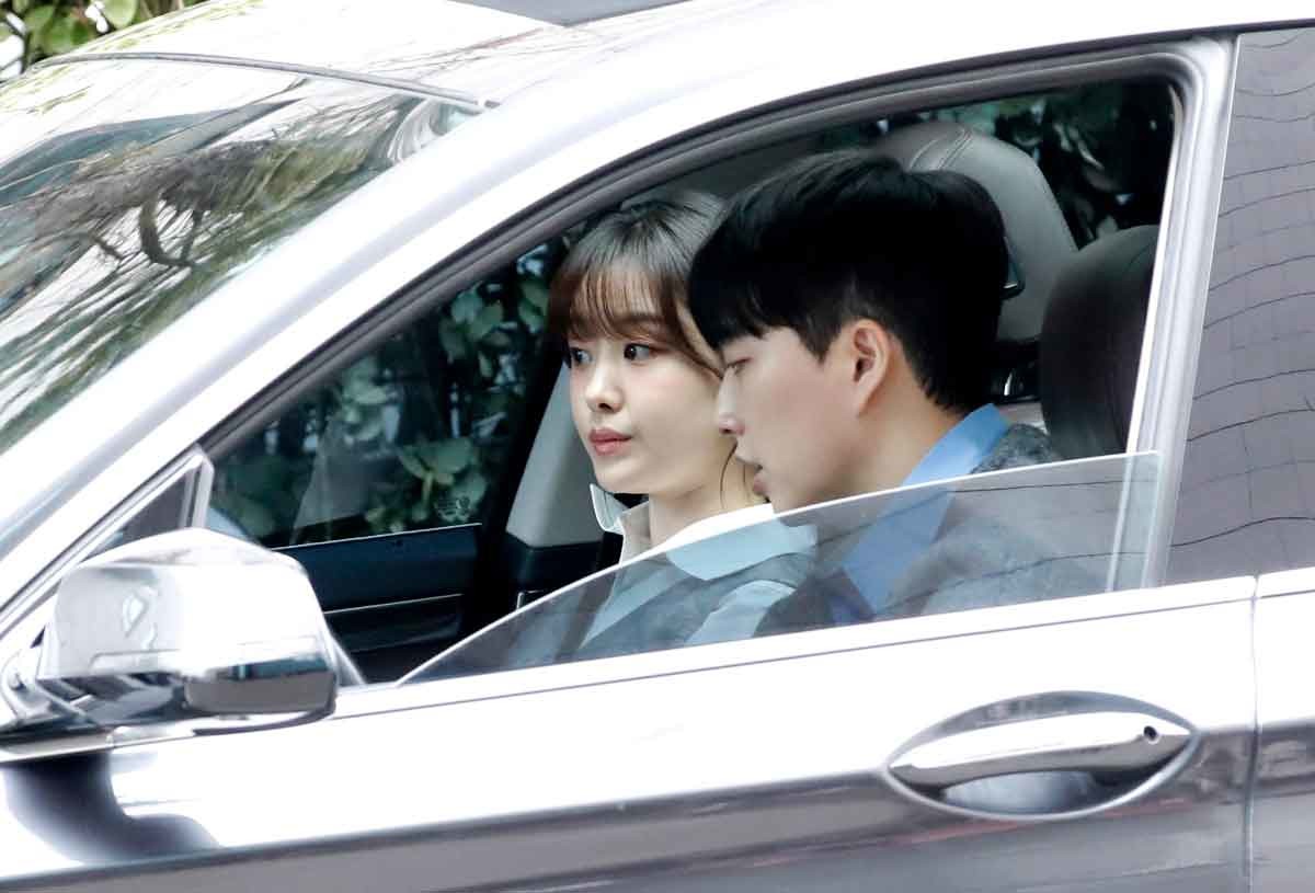 송지은♥박위 주차. / 뉴스1