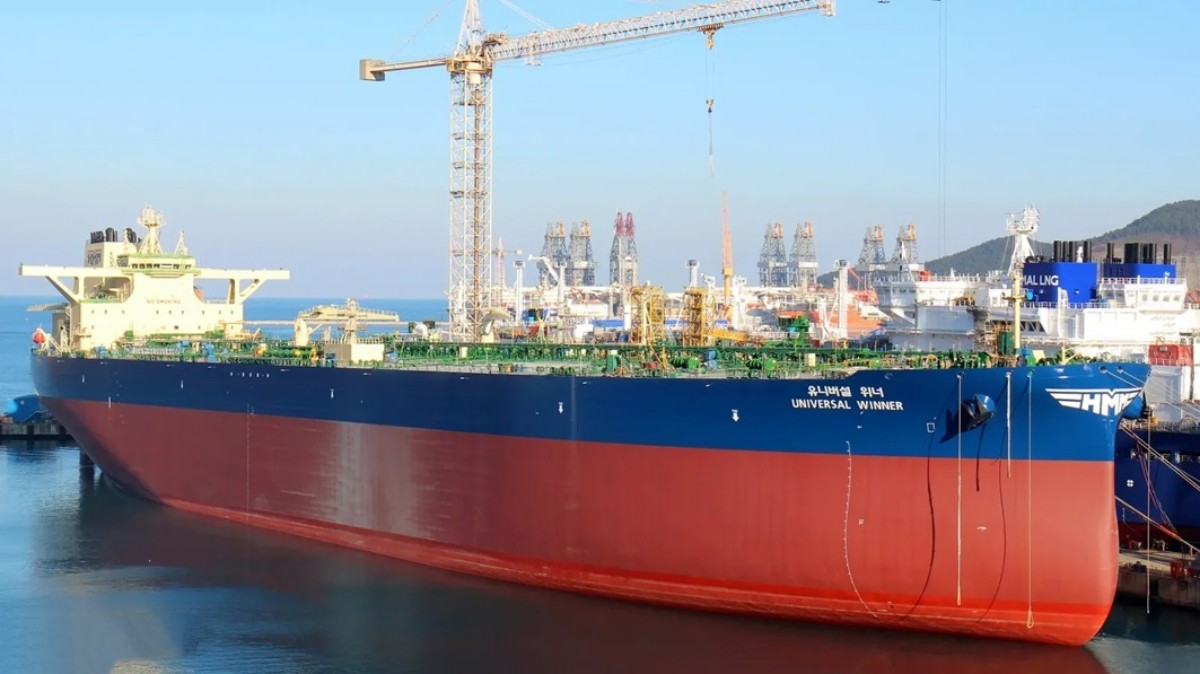 한국 유조선 ‘유니버설 위너호’ 자료 사진 / 마린트래픽(MarineTraffic) 캡쳐