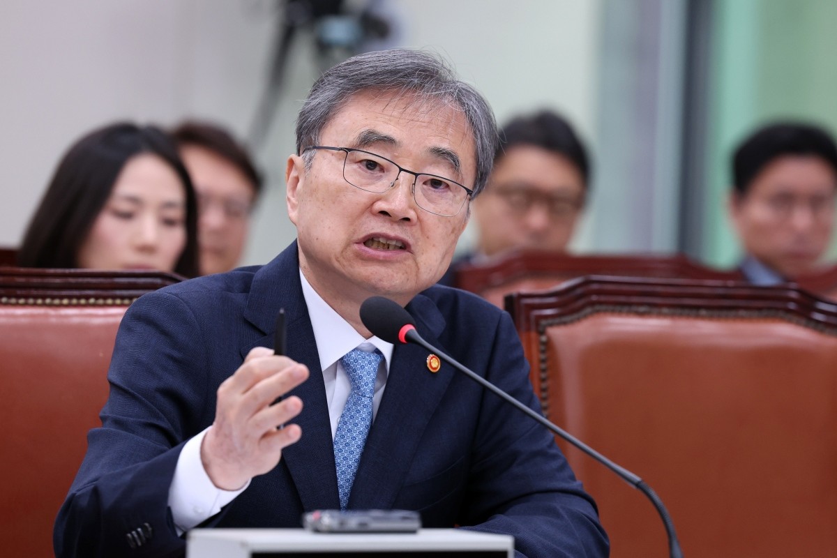 조현 외교부 장관이 20일 서울 여의도 국회 외교통일위원회에서 열린 나무호 사건 현안질의에서 의원 질의에 답변하고 있다. / 뉴스1
