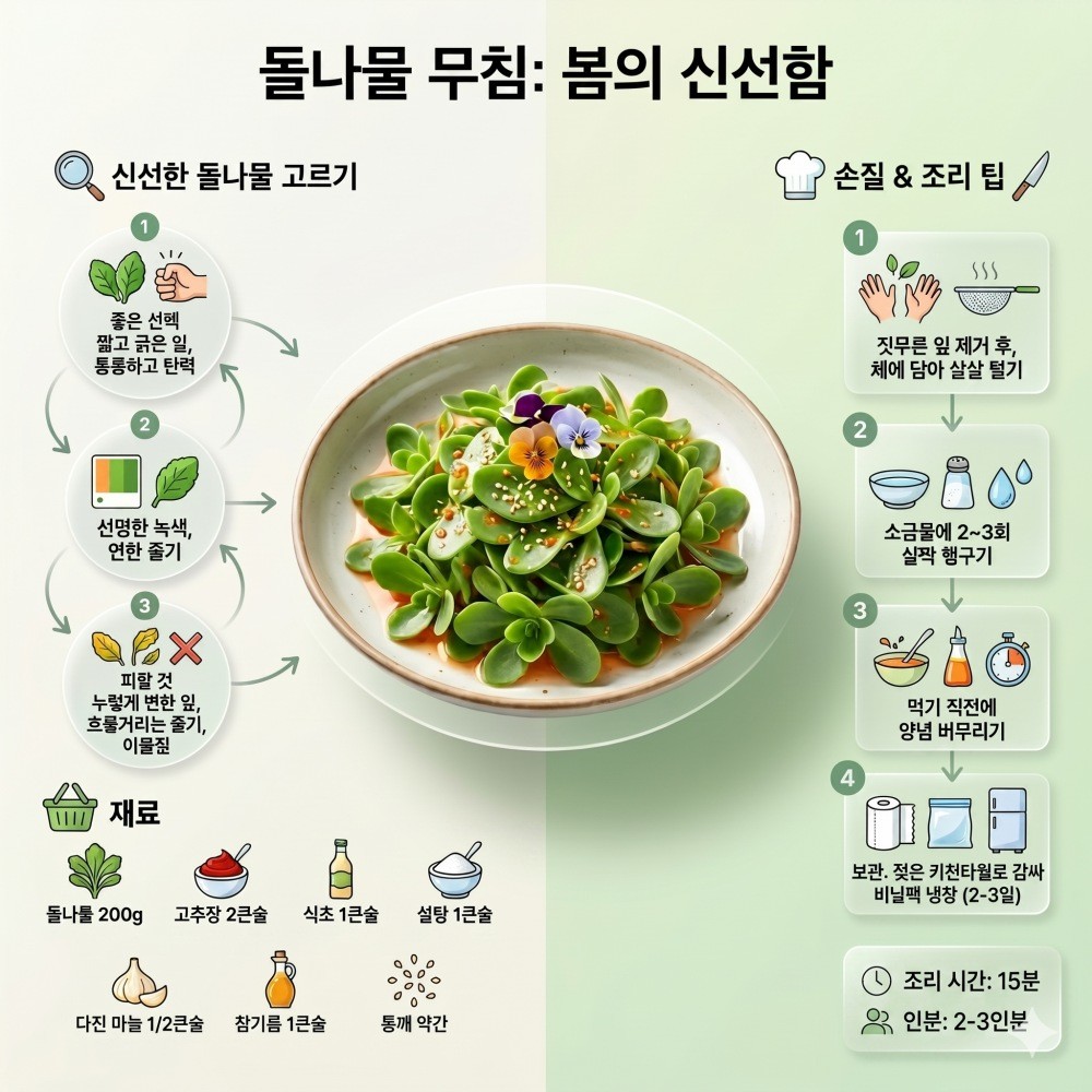 AI로 생성된 돌나물 인포그래픽 이미지. 글자가 일부 깨져 보일 수 있습니다.