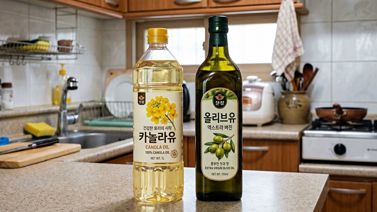 카놀라유 vs 올리브유, 5060 건강에 더 좋은 기름은 뭘까?