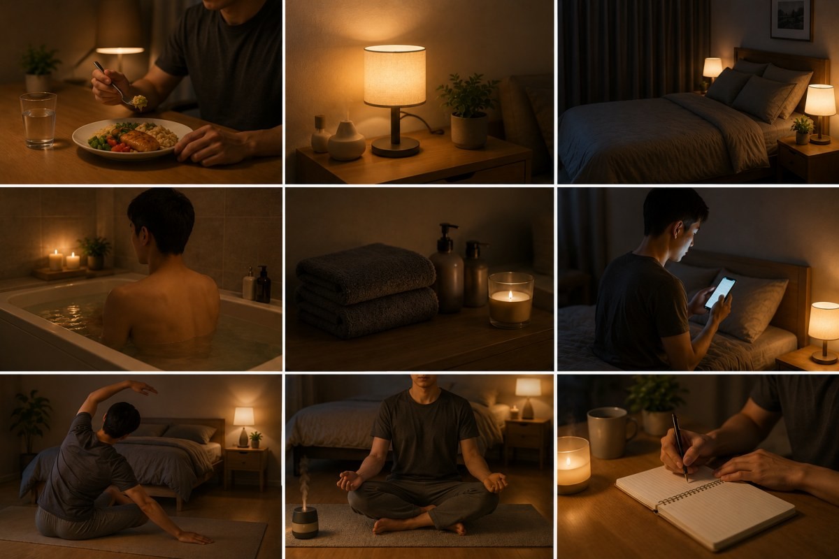 수면 루틴 / 기사 내용을 바탕으로 제작한 AI 이미지
