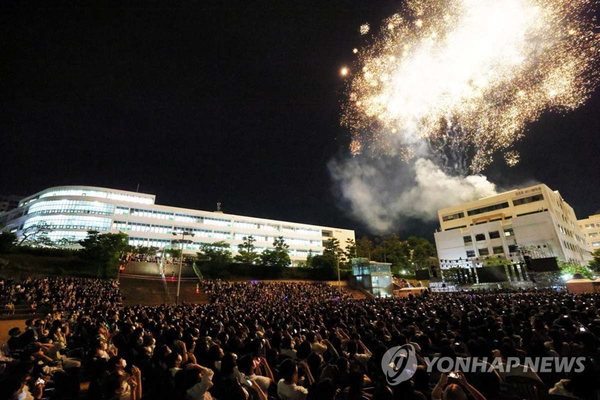 2022년 부산대 축제 현장. / 연합뉴스(부산대 제공)