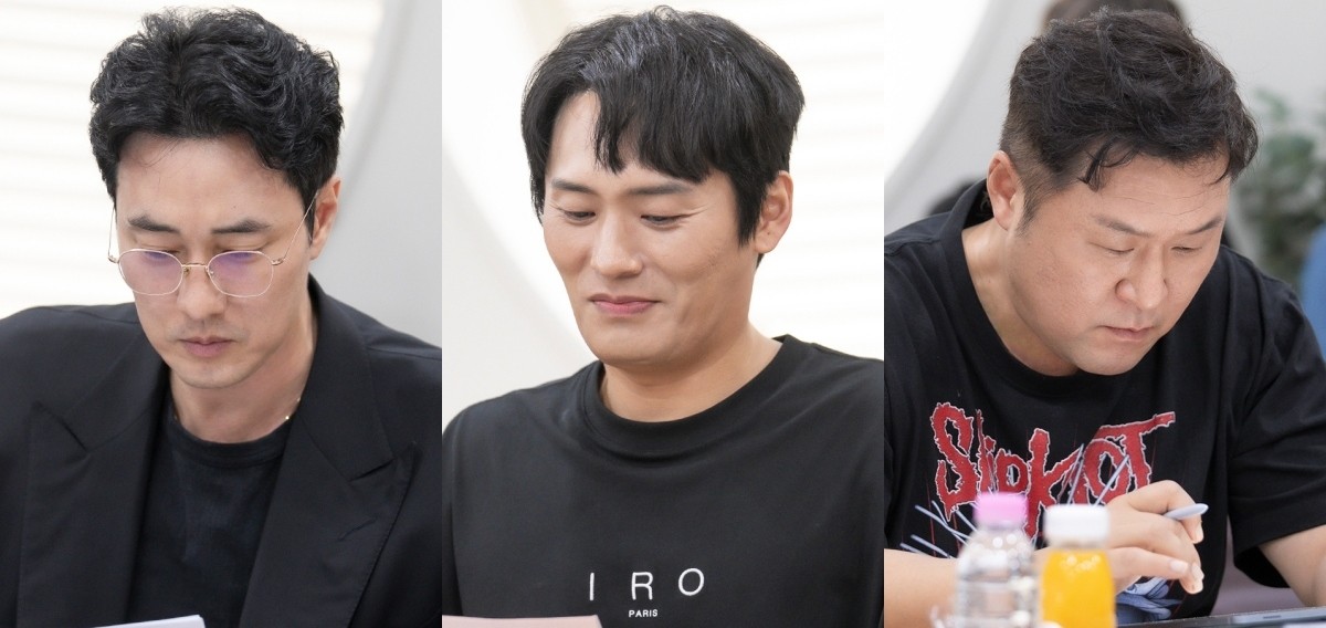 SBS 드라마 '김부장' 대본 리딩 사진. / SBS