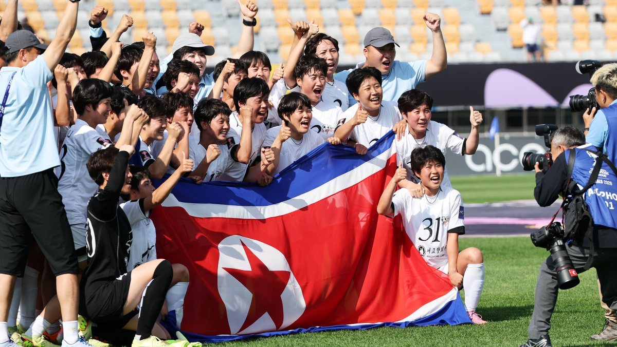 북한 클럽 역사상 최초…북한내고향여자축구단, AFC 챔피언스리그 우승