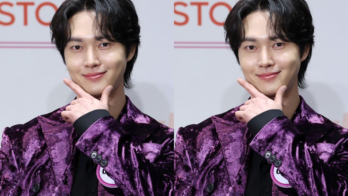 배우 이태리가 2025년 2월 4일 서울 영등포구 라마다 서울 신도림에서 열린 tvN STORY 예능 ‘잘생긴 트롯’ 제작발표회에 참석해 포즈를 취하고 있다. / 뉴스1