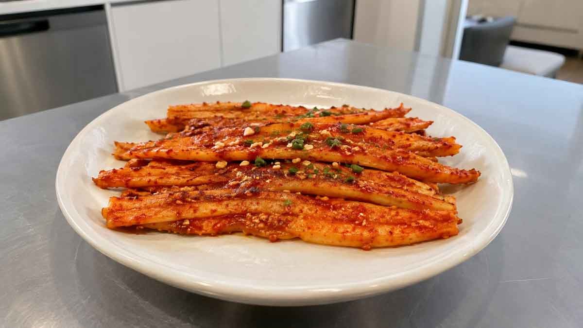 더덕구이 만드는 법. 기사 이해를 돕기 위해 AI로 제작된 이미지입니다. / 위키트리