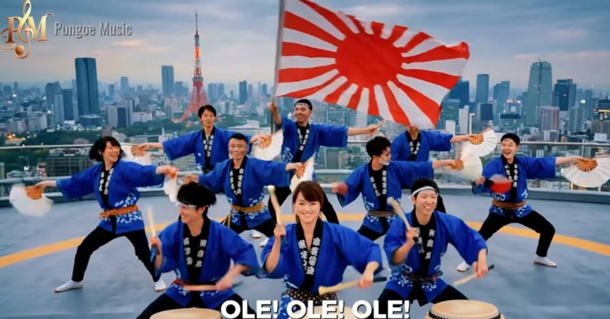 홍명보호 월드컵 상대인데…돌연 '욱일기 응원' 영상 올린 이 나라 